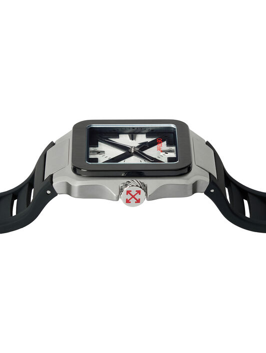 "Proto Layer" Watch OFF WHITE "Proto Layer" Watch Two Tone Silver & Black OW1G009P