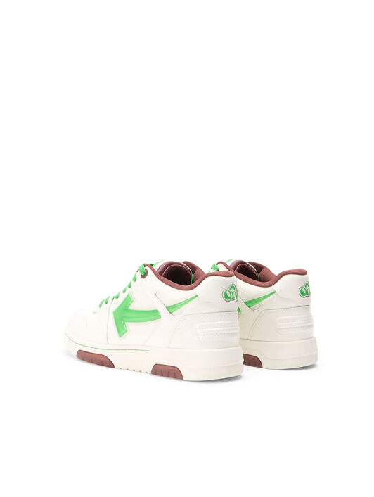 OFF WHITE Sneakers Out Of Office Bubble Arrow WHITE - LIGHT GREEN OMIA189S26LEA009