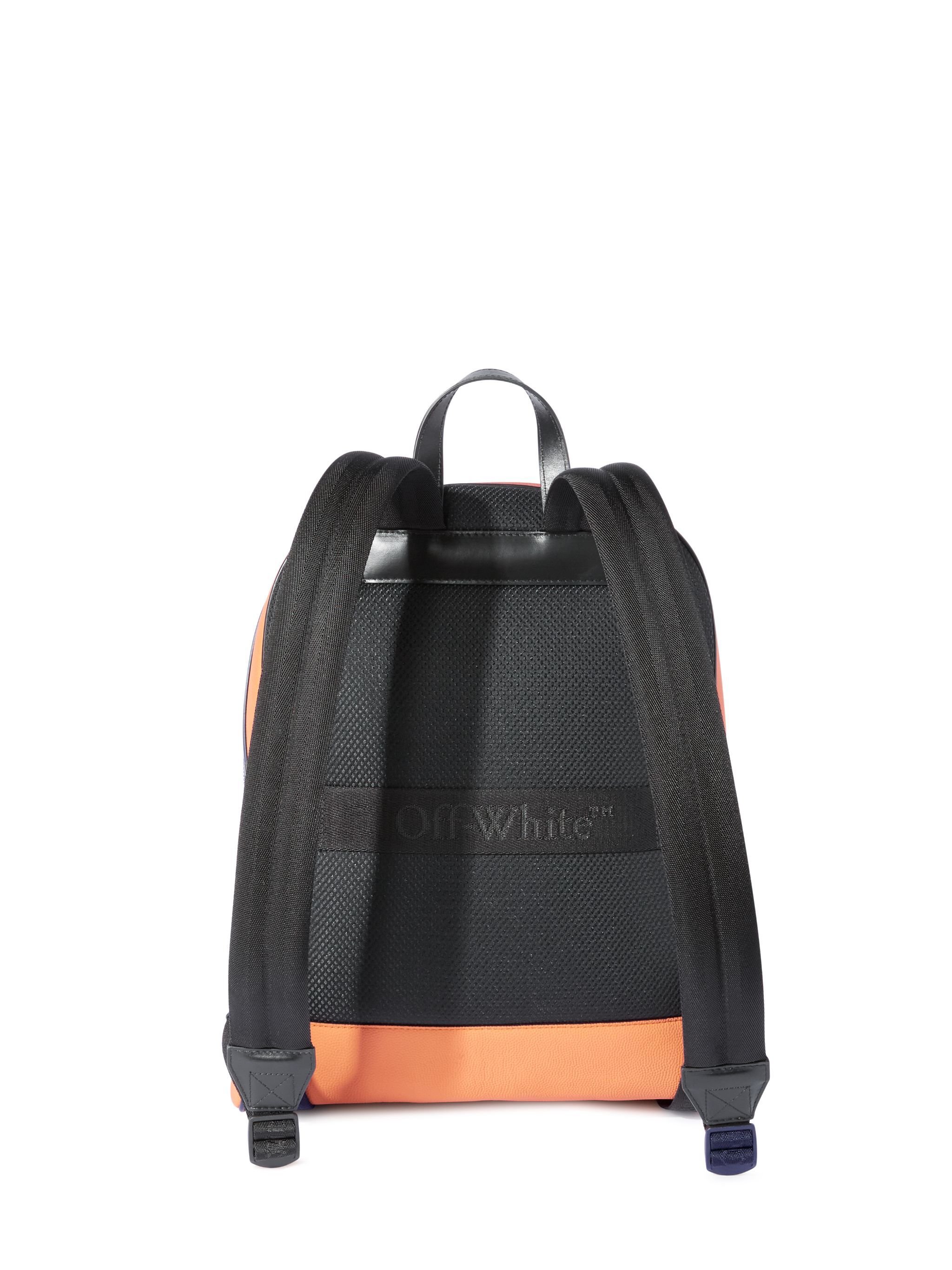 OFF WHITE BASKET ROUND BACKPACK ORANGE OMNB109F24LEA001
