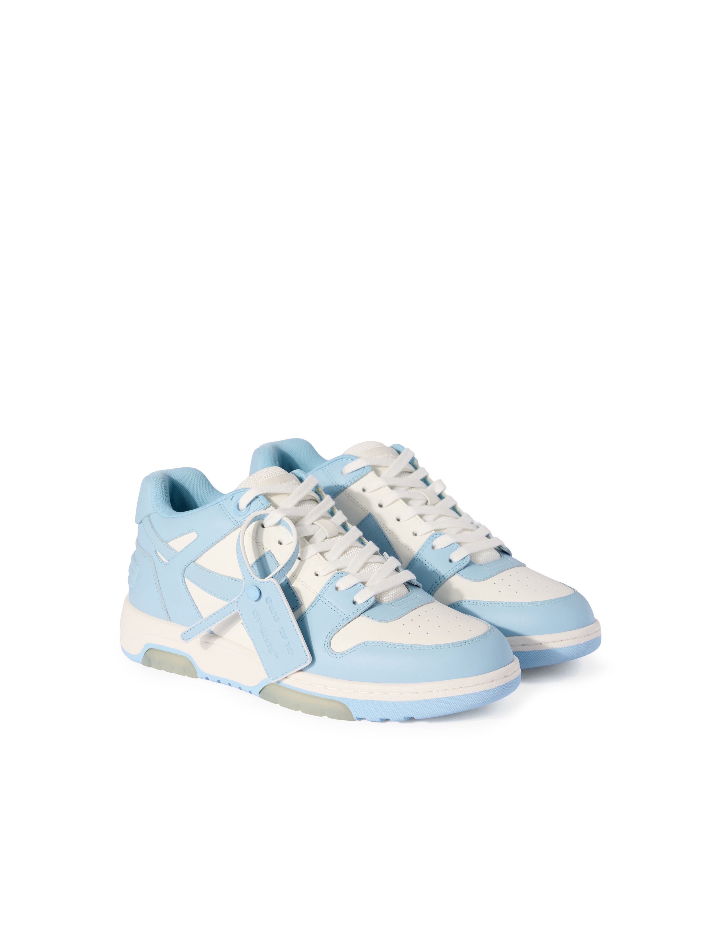 OFF WHITE Weiss/Hellblaue Out Of Office Sneaker BLAU OMIA189C99LEA007