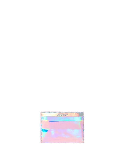 Jitney Iridescent Card Case OFF WHITE Jitney Iridescent Card Case MULTICOLOR - MULTICOLOR OWND04GF25FAB001