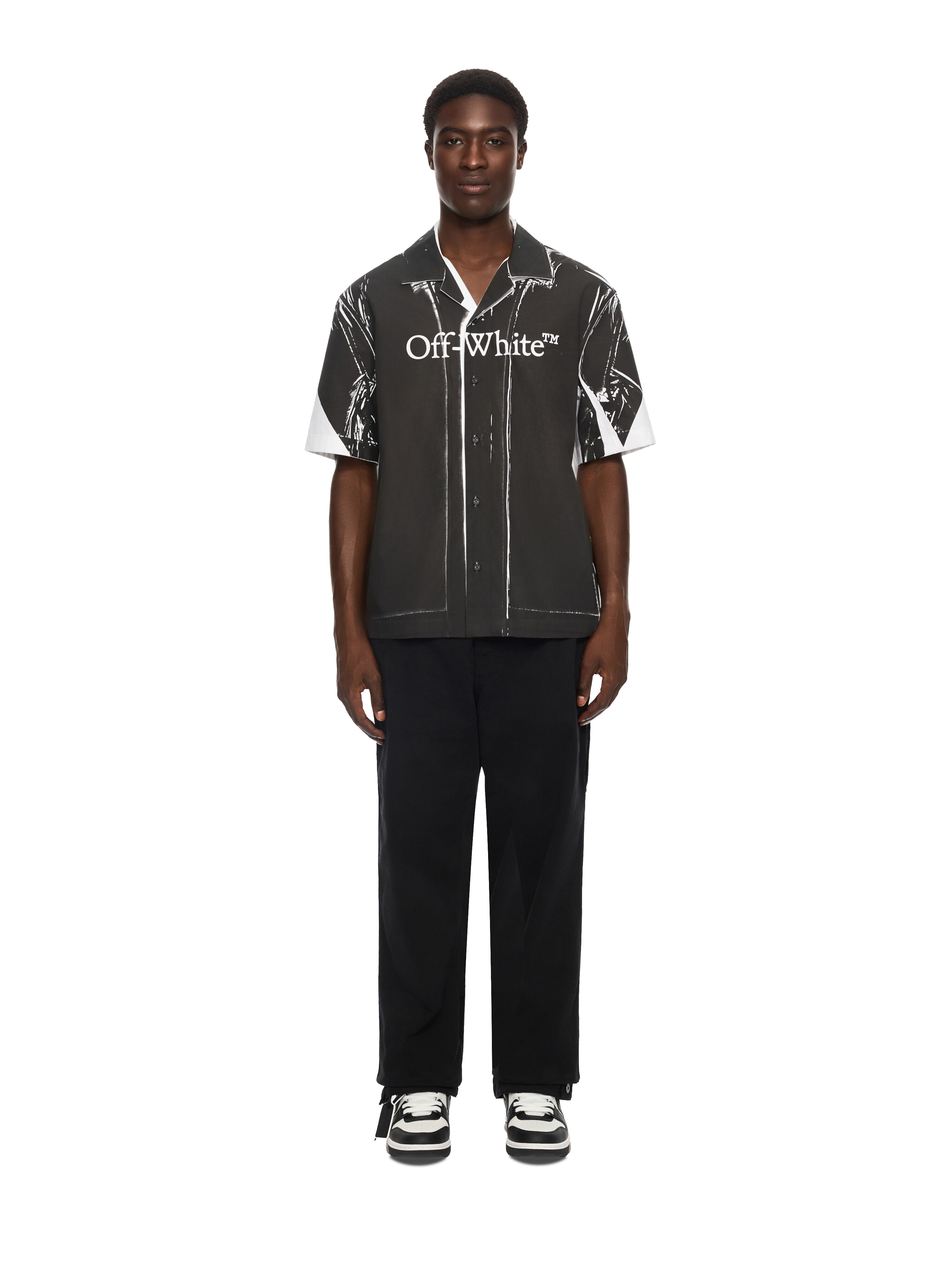 Negative Big Bookish Bowling Shirt OFF WHITE Negative Big Bookish Bowling Shirt WHITE 44MGG01QF26F002