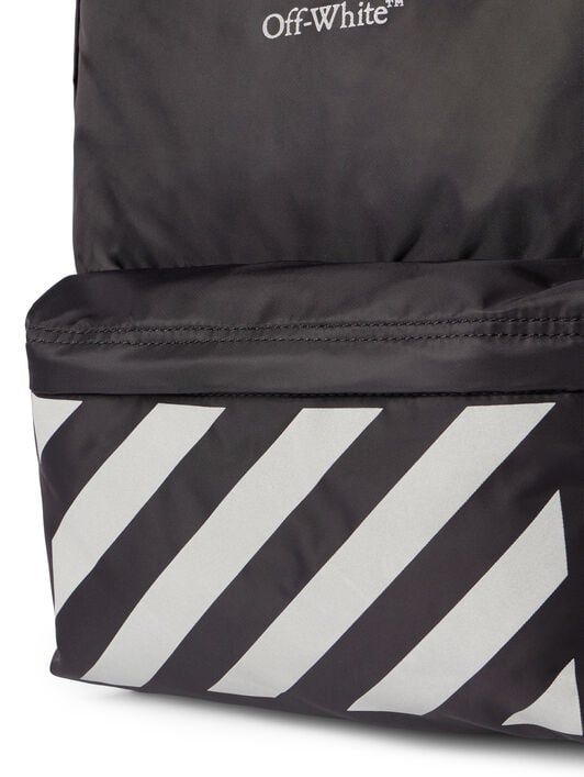 Reflective Logo Backpack OFF WHITE Reflective Logo Backpack BLACK - REFLECTIVE OBNB001F25FAB001