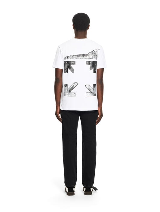 OFF WHITE Metal Arrow Slim T-shirt WHITE 44MAA027S26J001