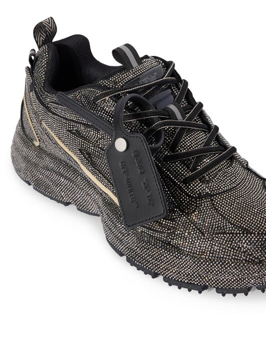Be Right Back Sneakers OFF WHITE Be Right Back Sneakers GLITTERED - BLACK OMIA295C99FAB002