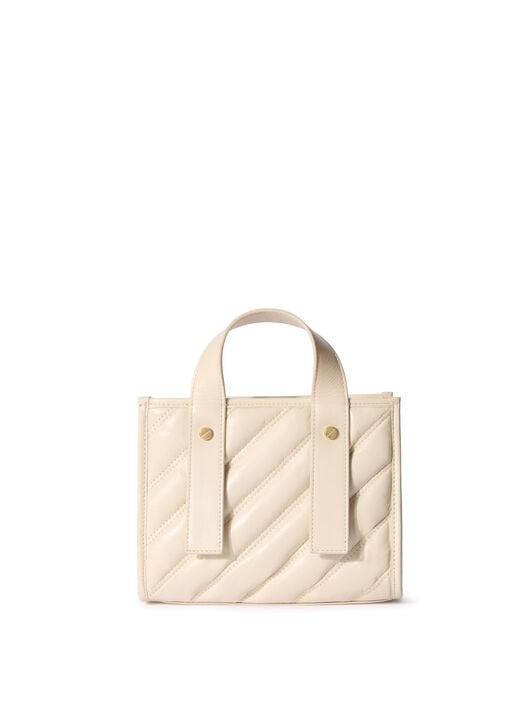 Quilted Leather Tote Bag OFF WHITE Quilted Leather Tote Bag DUST - NO COLOR OWNA238C99LEA001