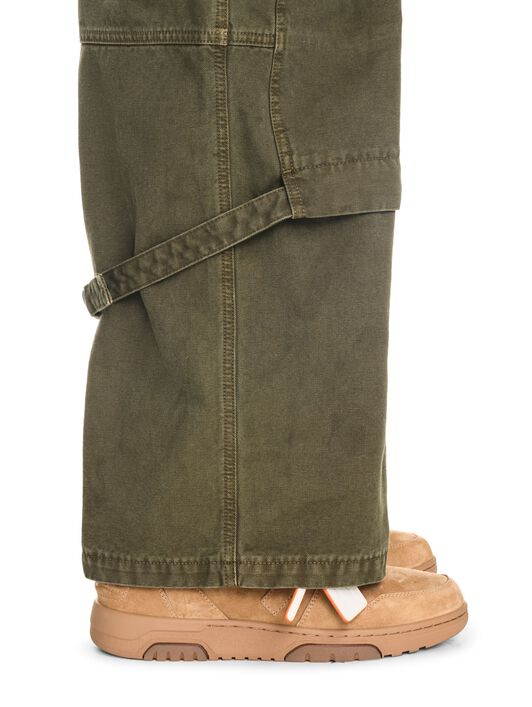 OFF WHITE Camel Suede Out Of Office BROWN OMIA189F24LEA00A
