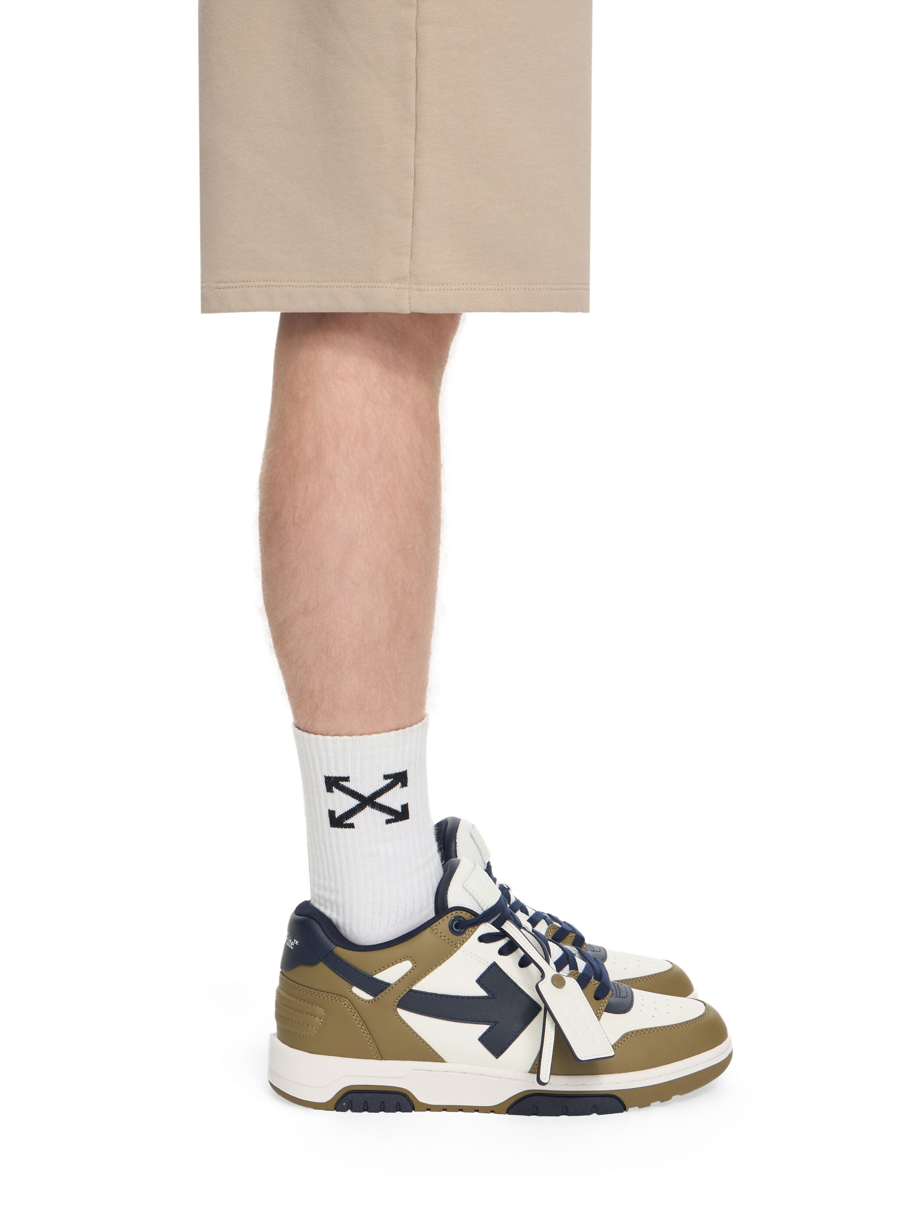 OFF WHITE Sneakers Out Of Office KAKI - DARK BLUE OMIA189S26LEA003