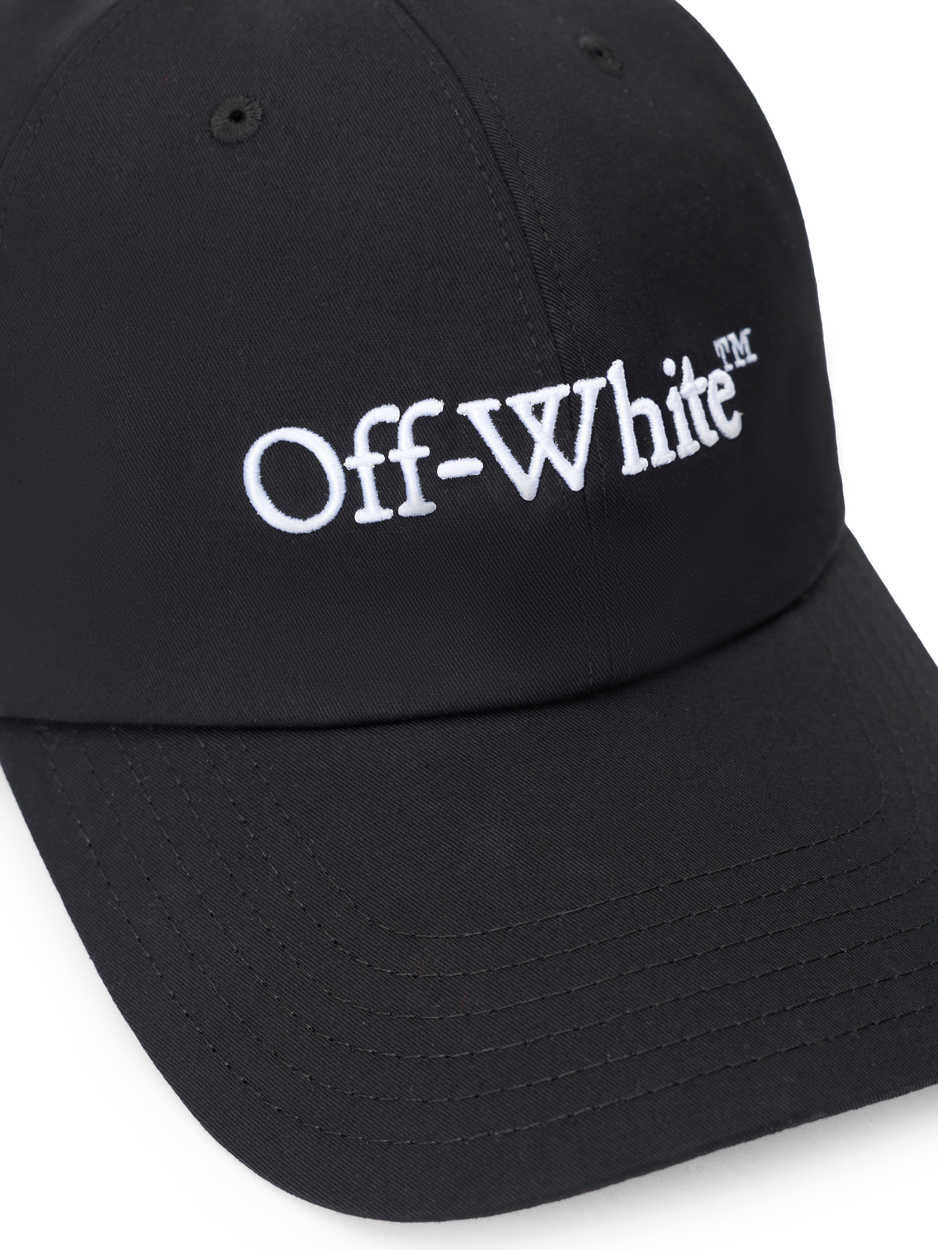Bookish Baseball Cap OFF WHITE Bookish Baseball Cap BLACK OW7100082