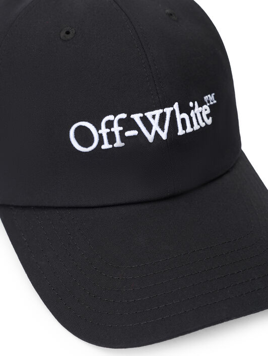 Bookish Baseball Cap OFF WHITE Bookish Baseball Cap BLACK OW7100082