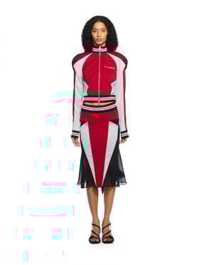 OFF WHITE Track Star Jacket RED DAHLIA - RODIO OWBD009W25JER001