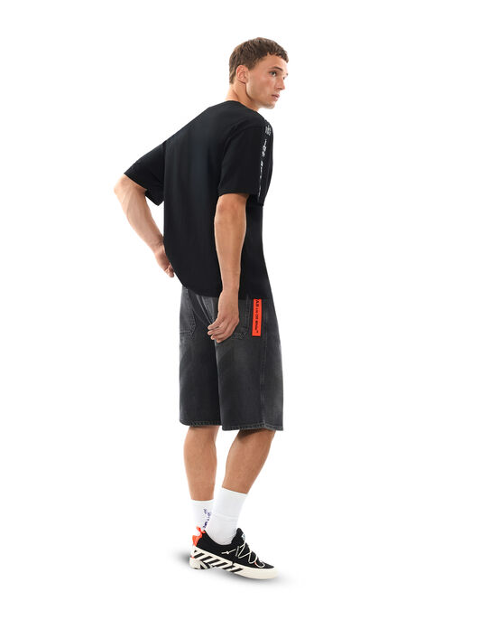 L/AB Logo Tape T-Shirt LAB L/AB Logo Tape T-Shirt BLACK 44LABF26T052
