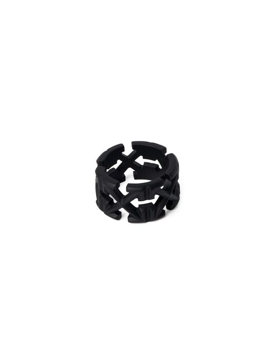 OFF WHITE Black Arrow Ring BLACK OMOC07FC99MET001