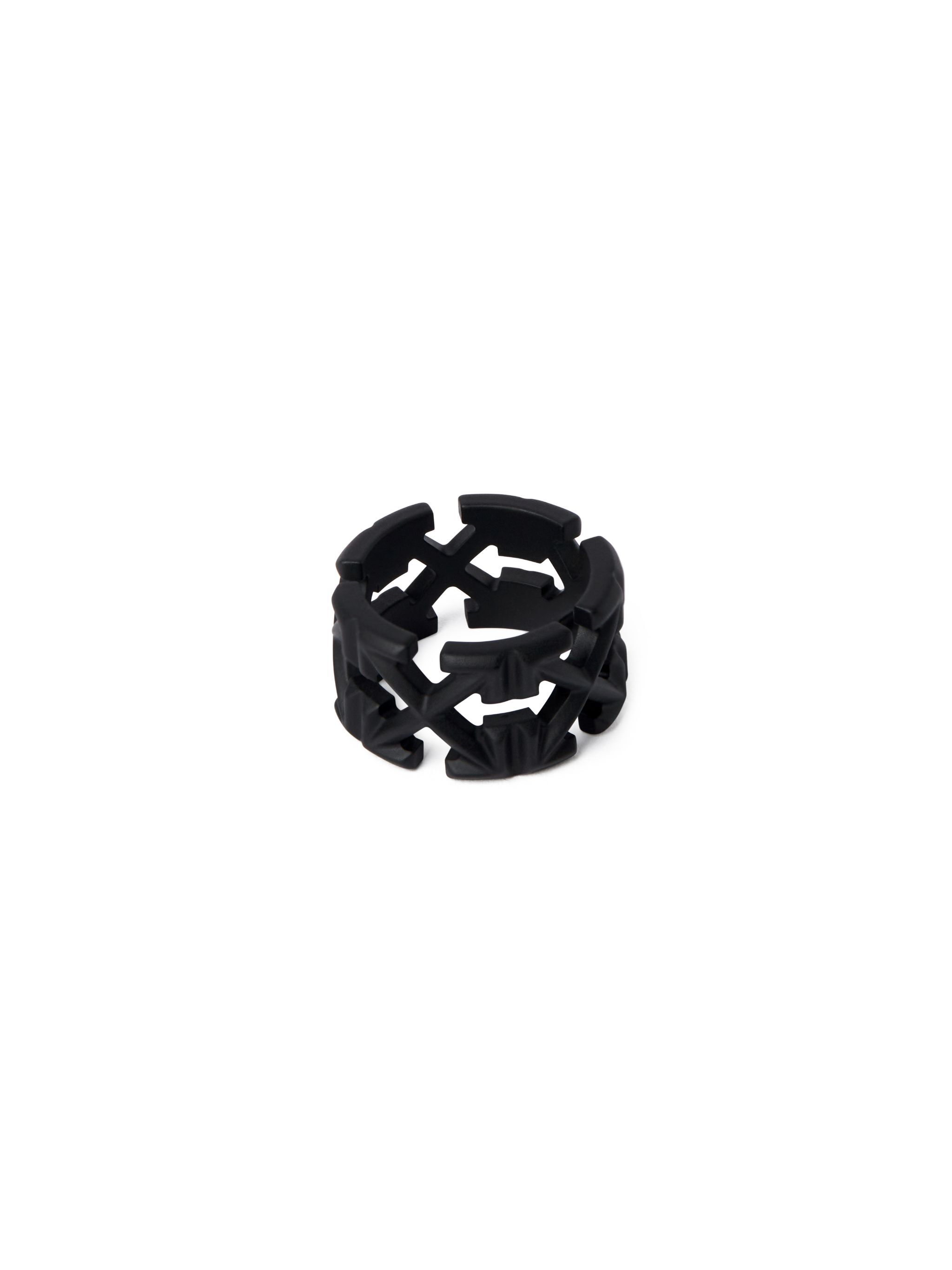 OFF WHITE Black Arrow Ring BLACK OMOC07FC99MET001