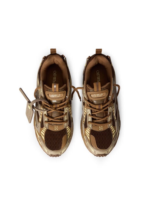 Be Right Back Sneakers OFF WHITE Be Right Back Sneakers DARK BROWN - CREAM OWIA289F25FAB001