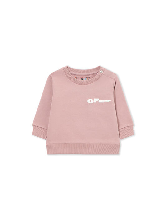 OFF WHITE Type Crewneck PALE MAUVE 44GXC001S26F001
