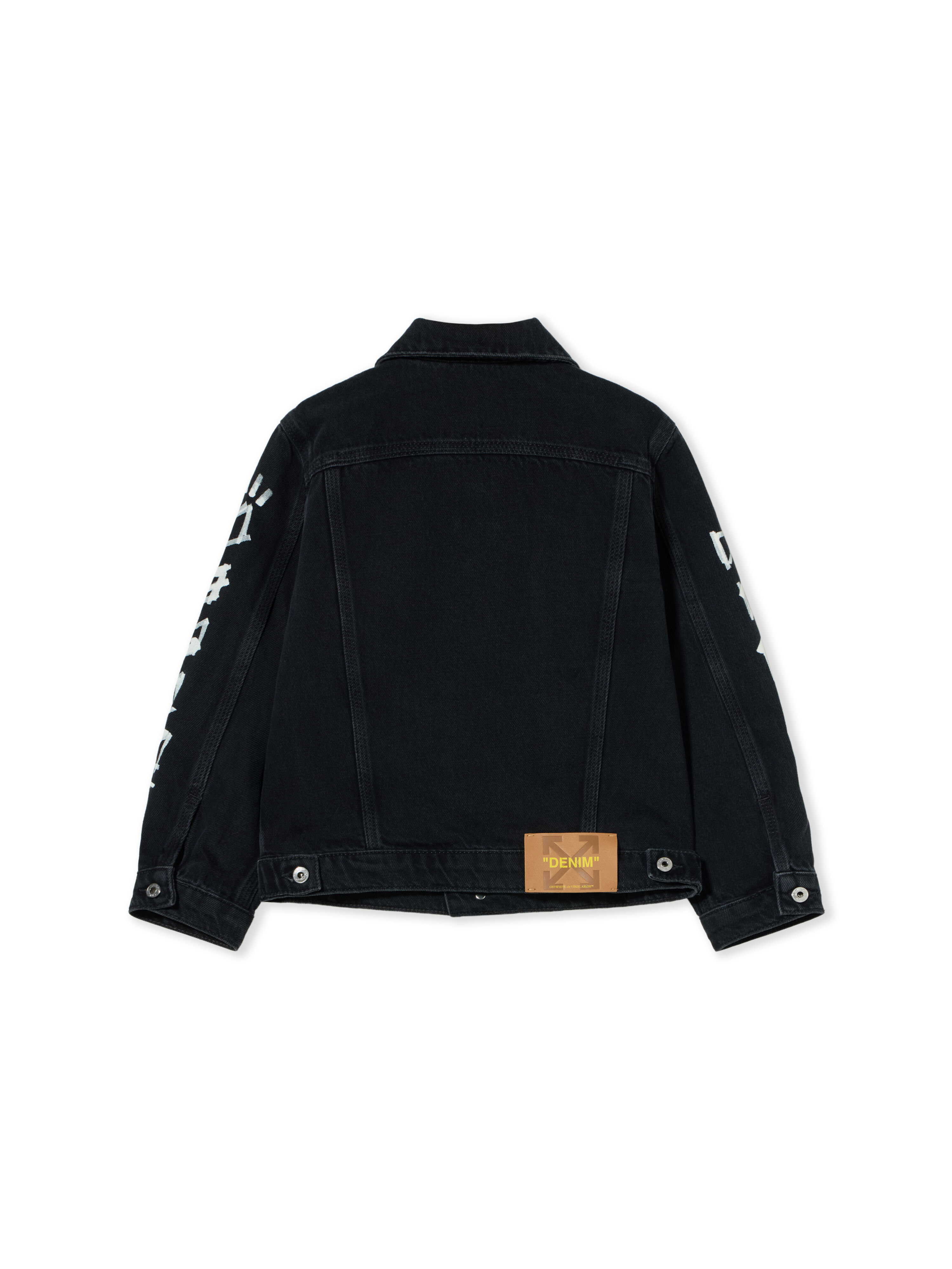 Diagonal Marker Denim Jacket OFF WHITE Diagonal Marker Denim Jacket RAW BLACK 44BYE001F26D001