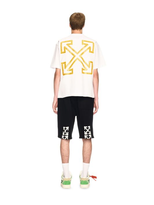 OFF WHITE White Tape Arrow T-Shirt WHITE OMAA120S25JER00D