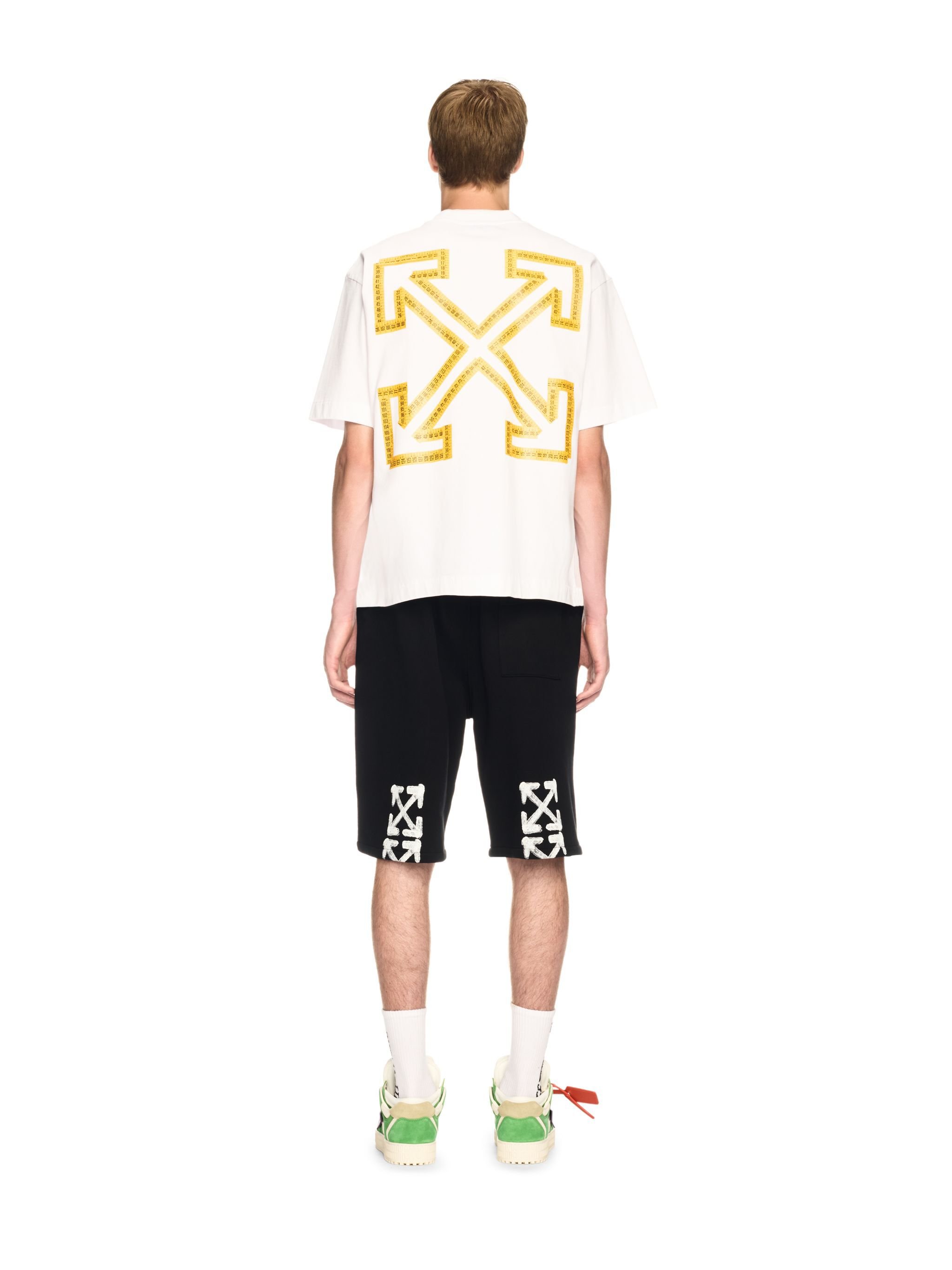OFF WHITE White Tape Arrow T-Shirt WHITE OMAA120S25JER00D