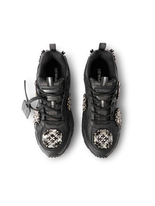 Be Right Back Bejeweled Sneakers OFF WHITE Be Right Back Bejeweled Sneakers BLACK - SILVER OMIA295Z26LEA003