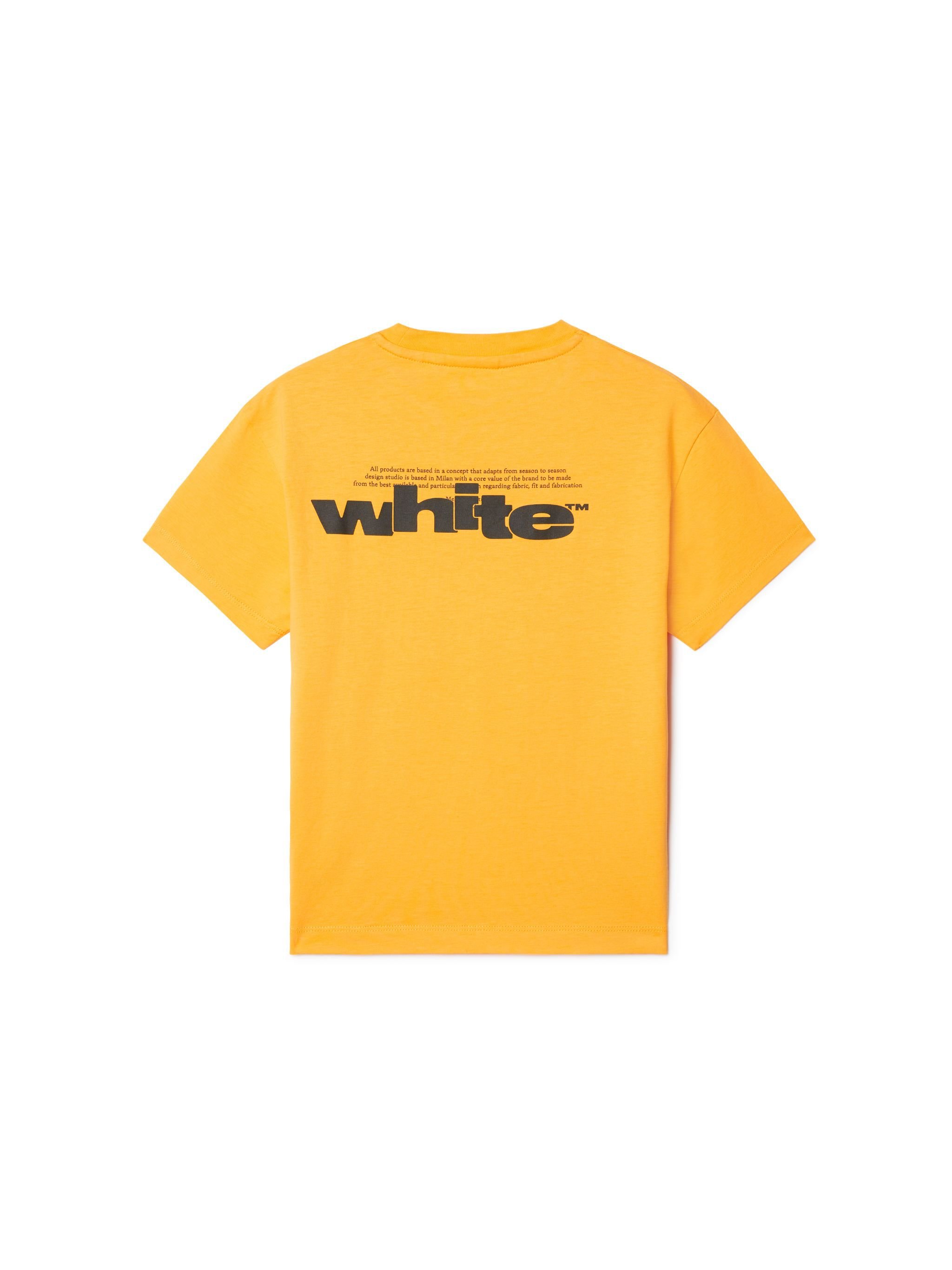OFF WHITE Off Split T-Shirt GELB OBAA002S25JER002