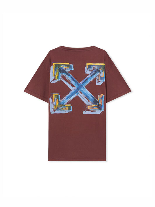 Art Quote T-Shirt OFF WHITE Art Quote T-Shirt RED MAHOGANY 44BAA002F26J00B