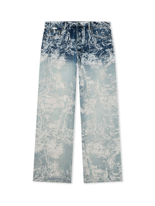 OFF WHITE City Nature Jeans Slim Relaxed OMBRE BLEACH BLUE 44MYA18JF26D00D