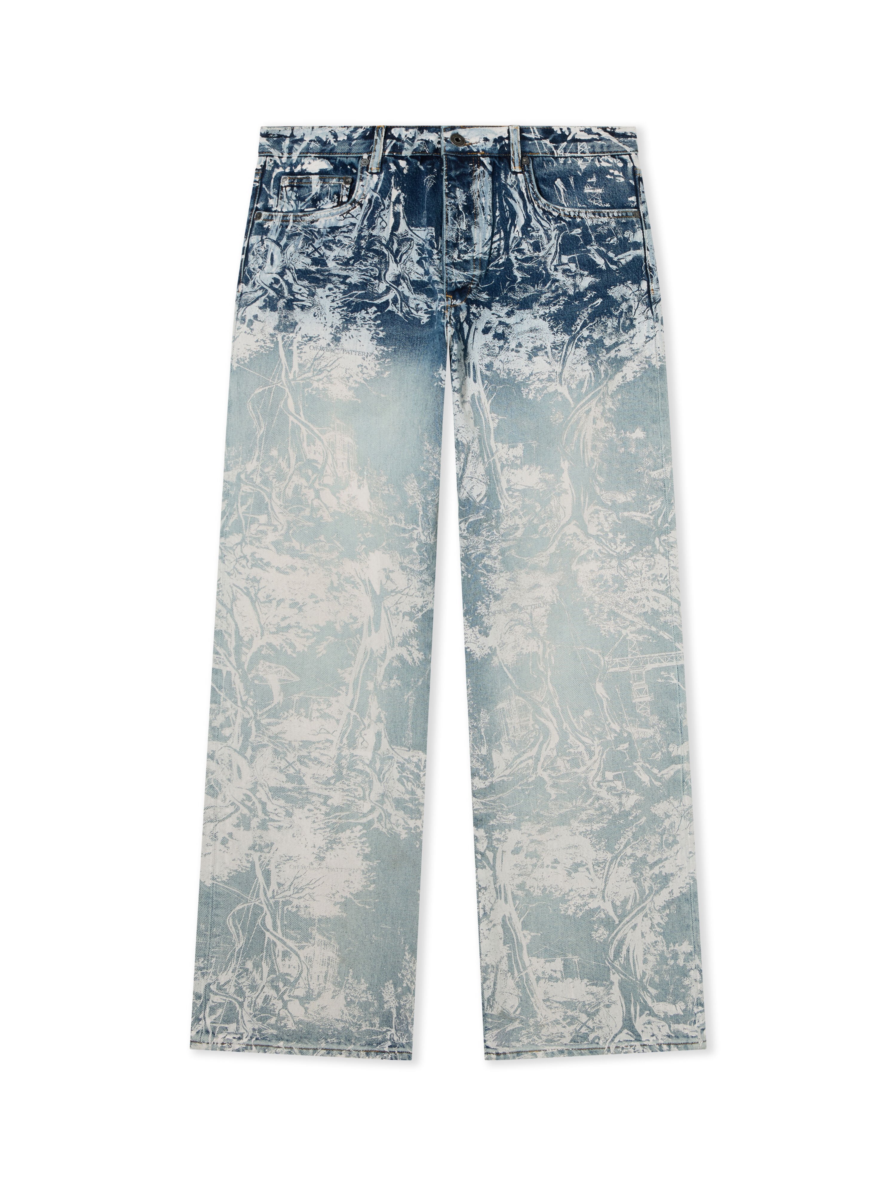 OFF WHITE City Nature Jeans Slim Relaxed OMBRE BLEACH BLUE 44MYA18JF26D00D