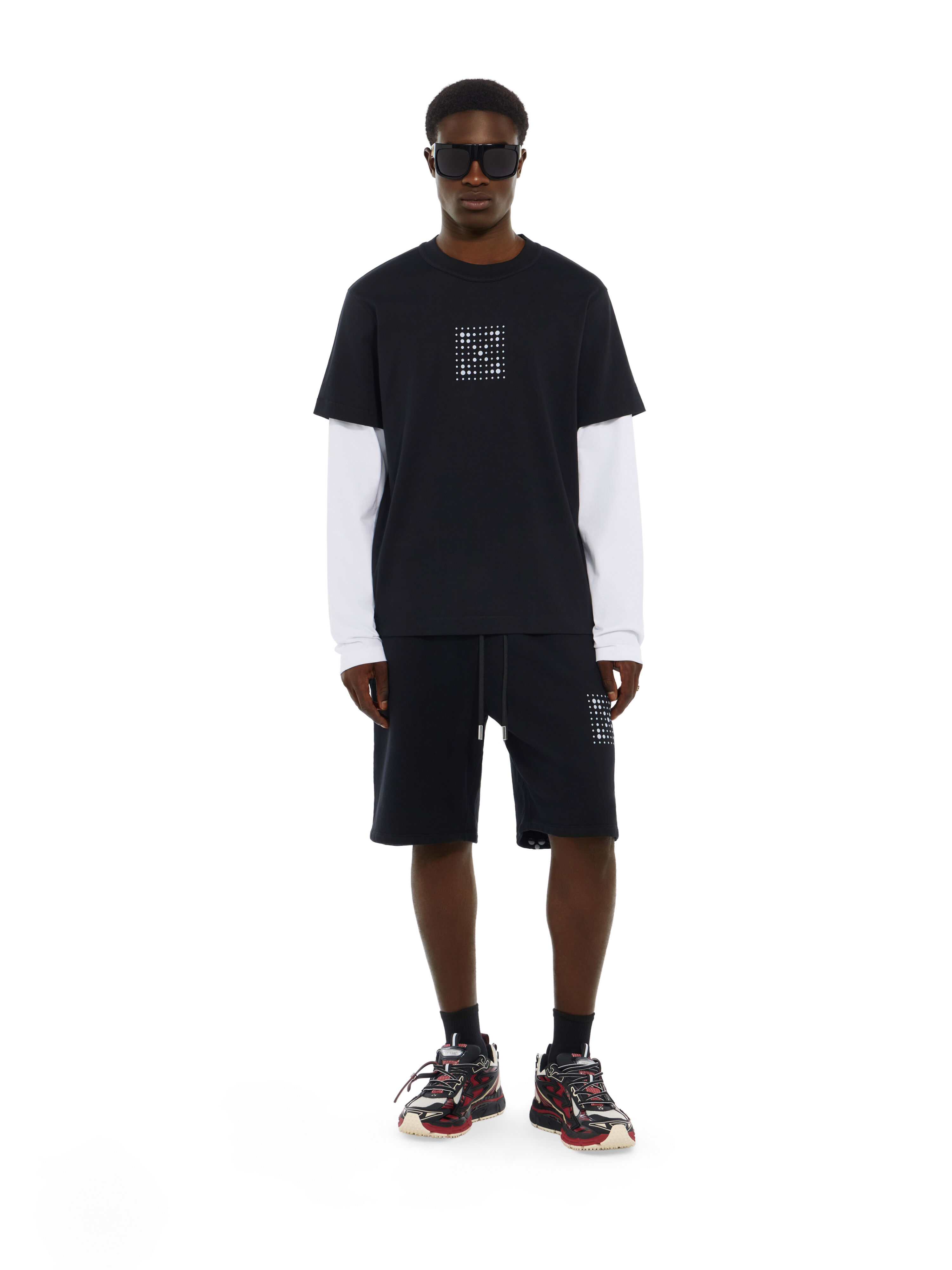 Dotted Arrow Skate Sweatshorts OFF WHITE Dotted Arrow Skate Sweatshorts BLACK 44MCI013G26F002