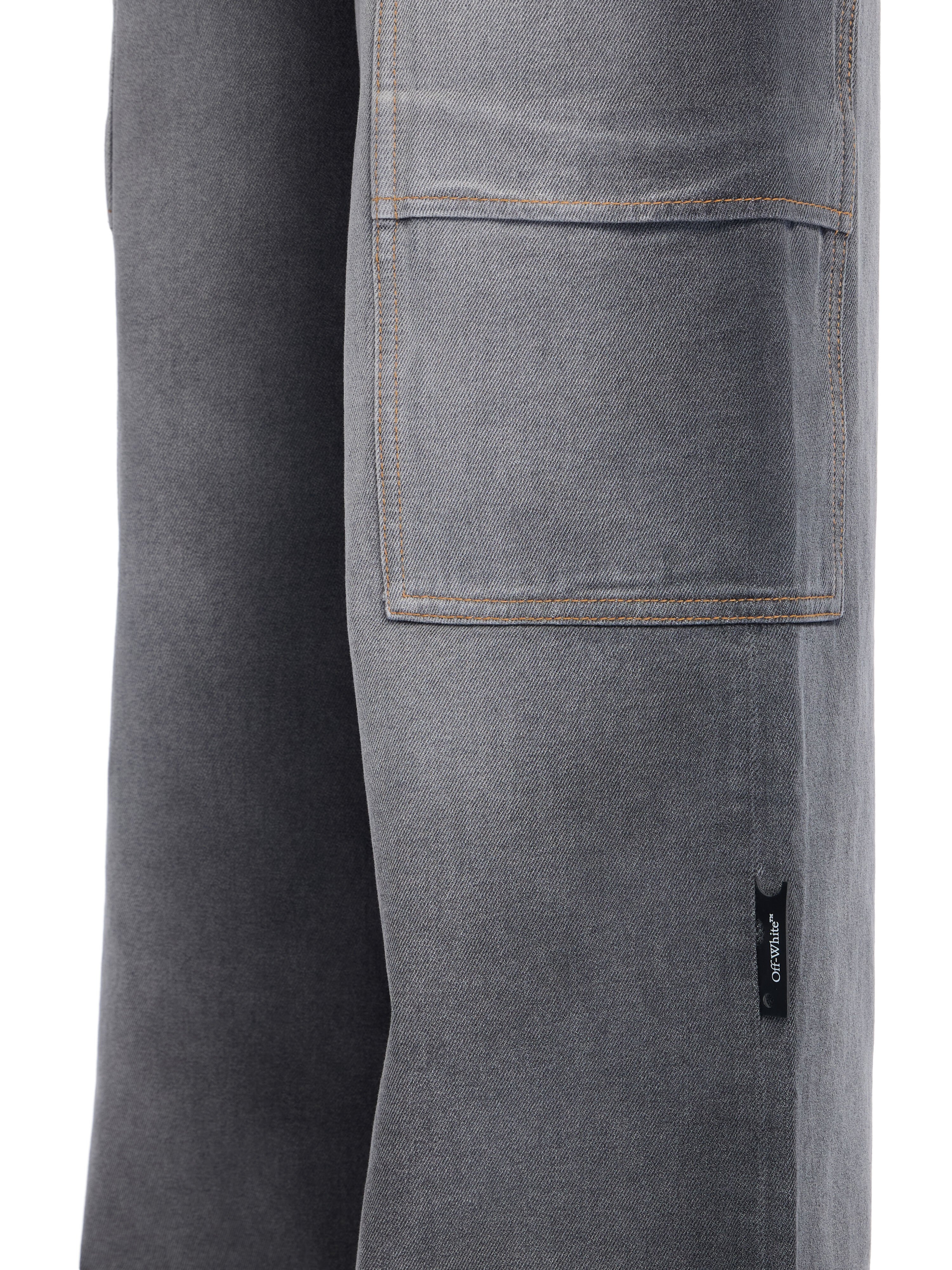 Denim Toybox Cargo Pants OFF WHITE Denim Toybox Cargo Pants BLEACH BLACK-NO COLOR OWYB01IF25DEN001