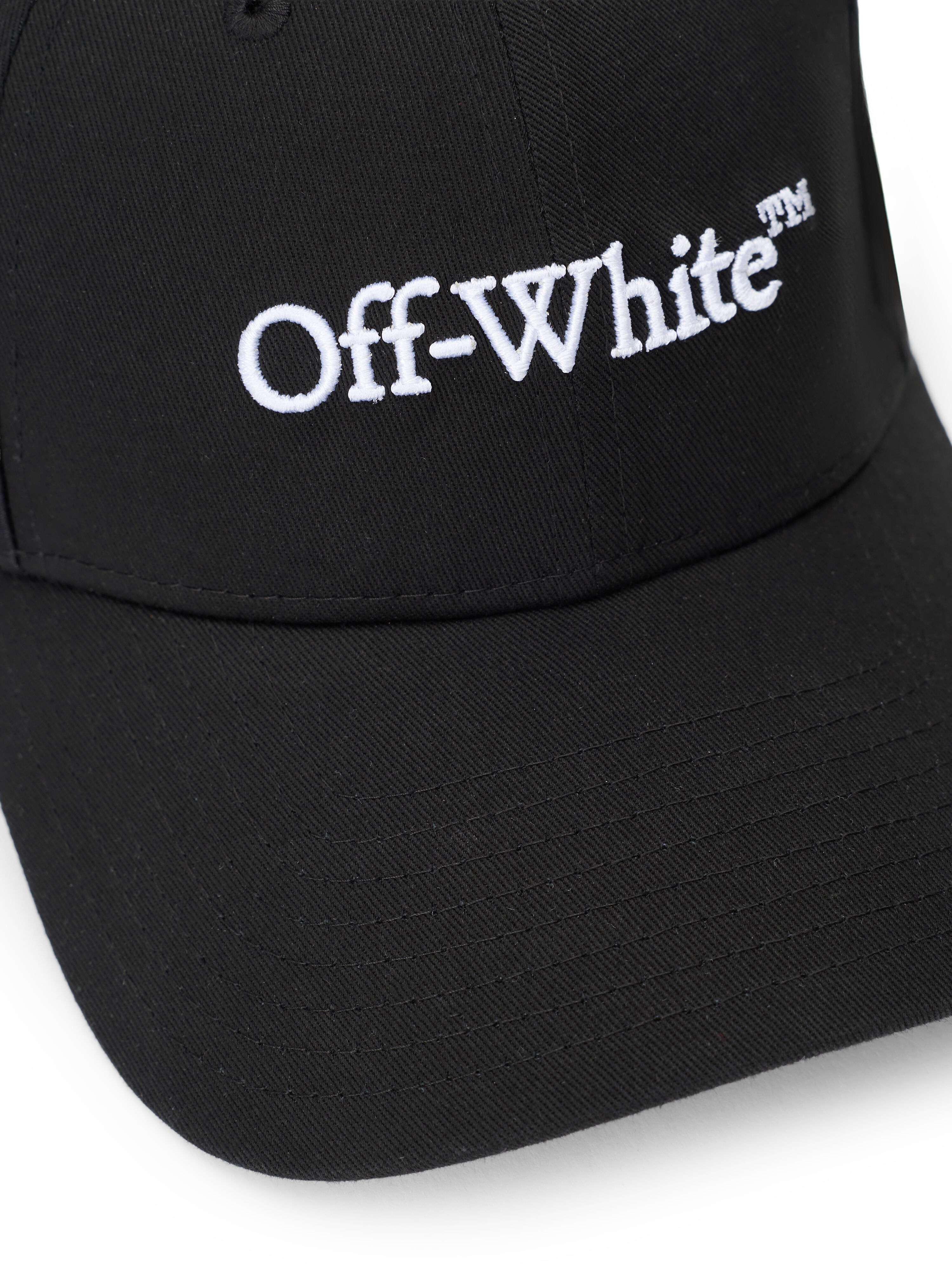 Bookish Tie Back Baseball Cap OFF WHITE Bookish Tie Back Baseball Cap BLACK OW7100210