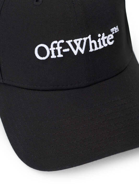Bookish Tie Back Baseball Cap OFF WHITE Bookish Tie Back Baseball Cap BLACK OW7100210