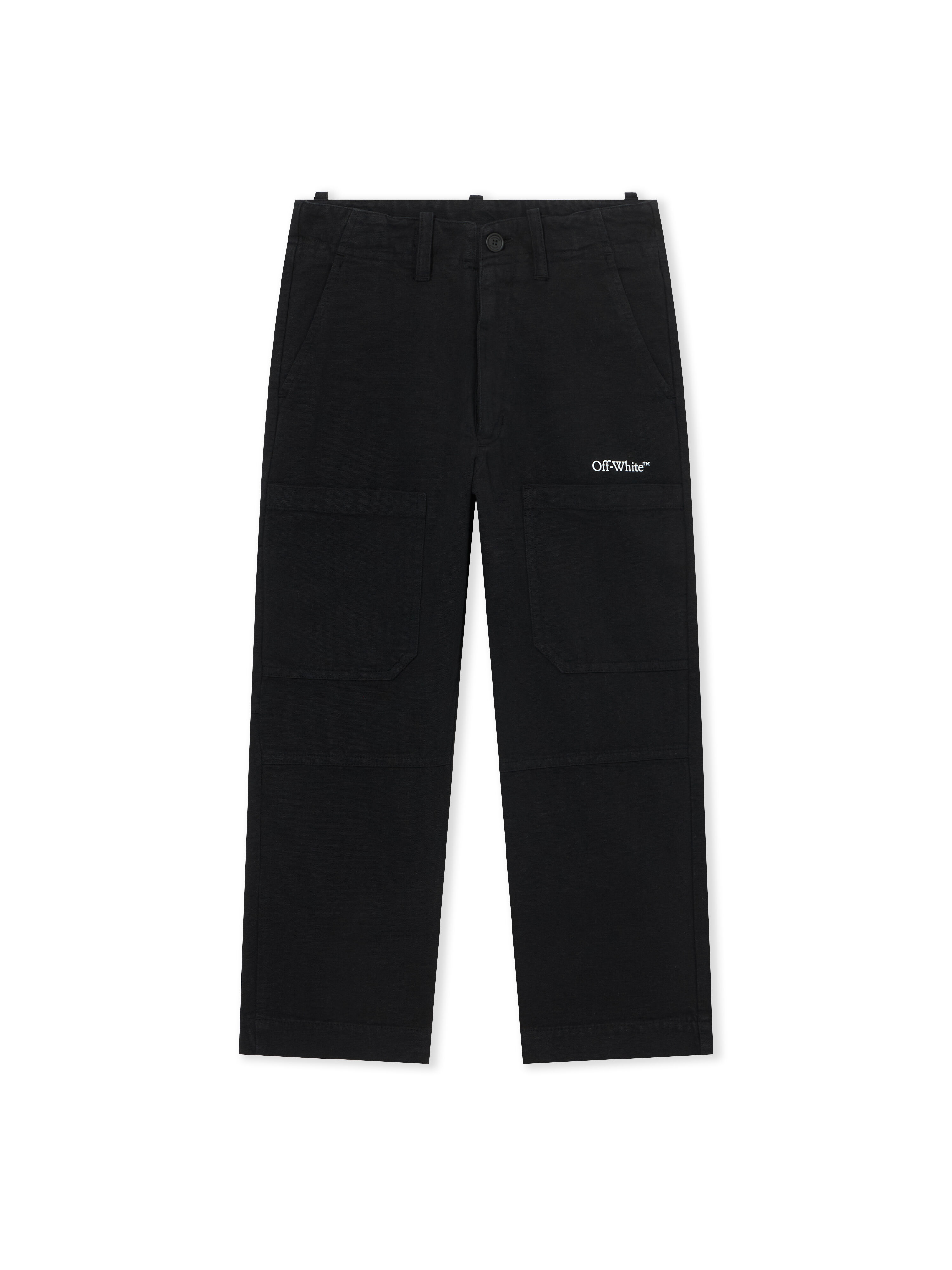 OFF WHITE Bookish Pant BLACK 44BCA007S26F001
