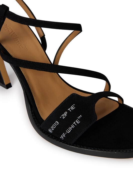 Zip Tie Loop Sandals OFF WHITE Zip Tie Loop Sandals BLACK - WHITE OWIH003F25LEA003