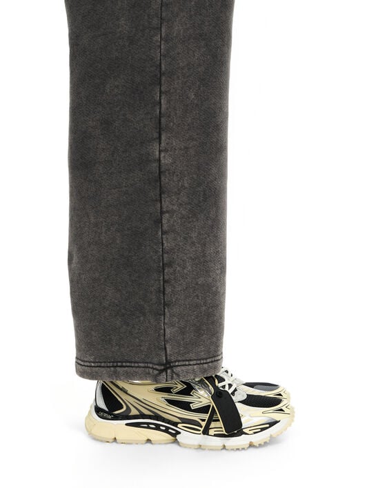 OFF WHITE Be Right Back Glow-In-The-Dark Sneakers BLACK - GLOW IN THE DARK OWIA289S26FAB003