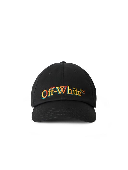 OFF WHITE Bookish Degrade Baseball Cap BLACK - YELLOW OMLA049S25FAB003
