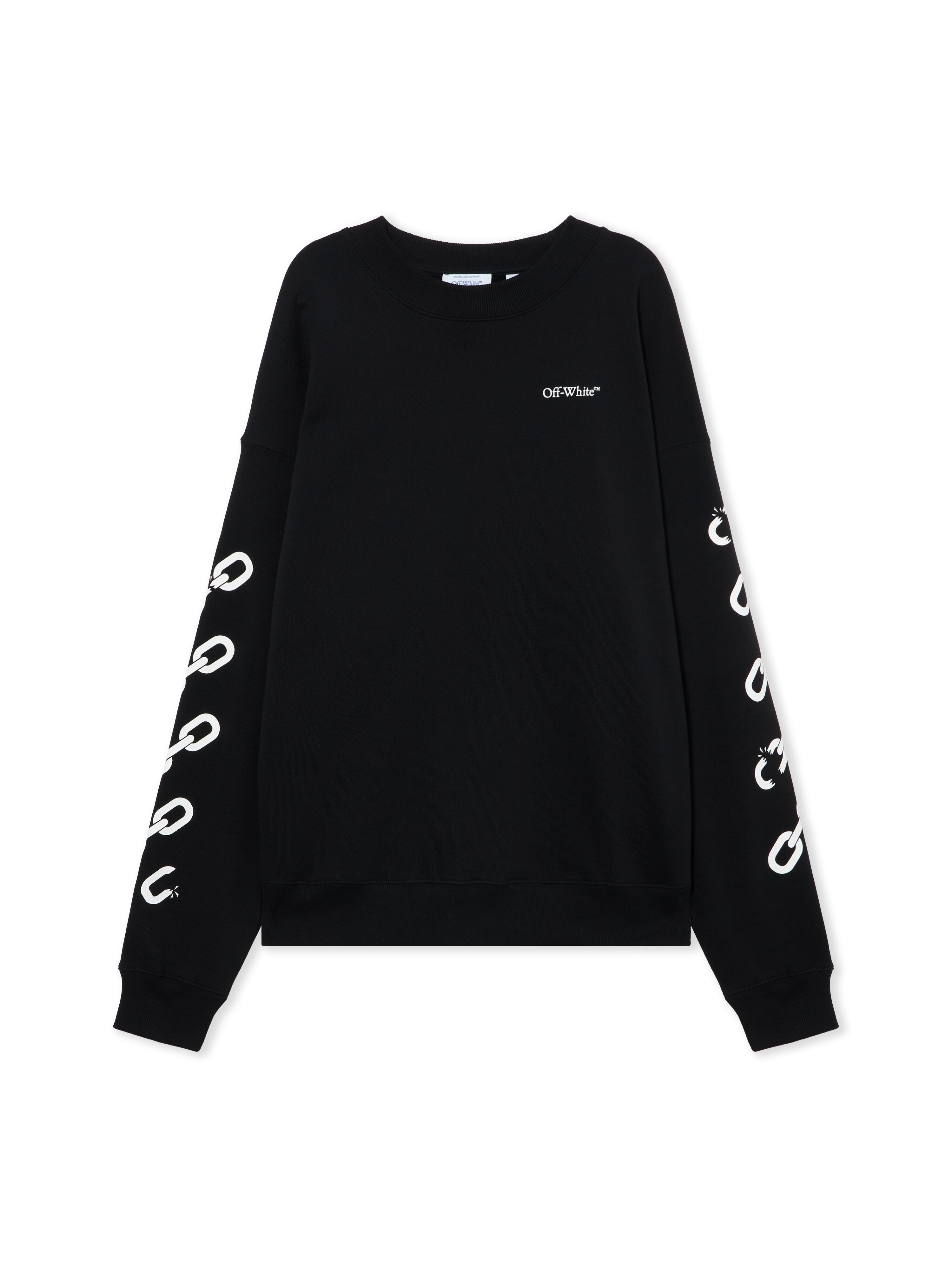 Chain Arrow Skate Sweatshirt OFF WHITE Chain Arrow Skate Sweatshirt BLACK 44MBA054F5007