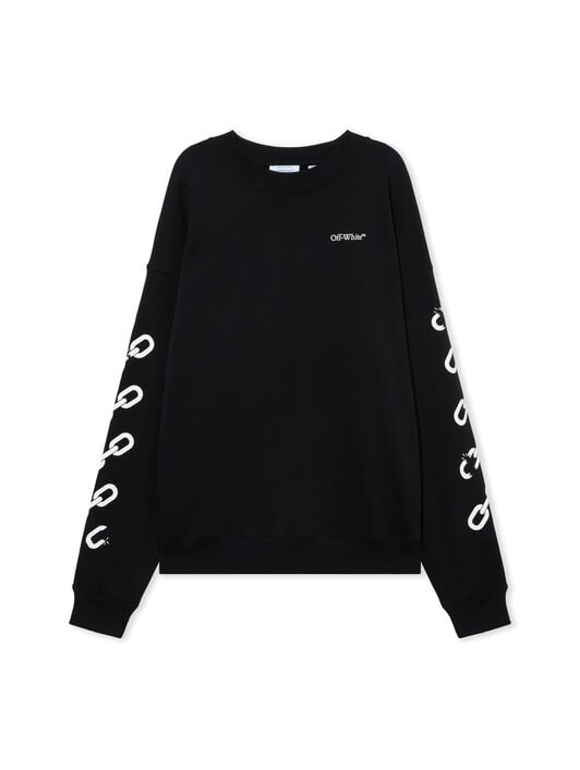 Chain Arrow Skate Sweatshirt OFF WHITE Chain Arrow Skate Sweatshirt BLACK 44MBA054F5007