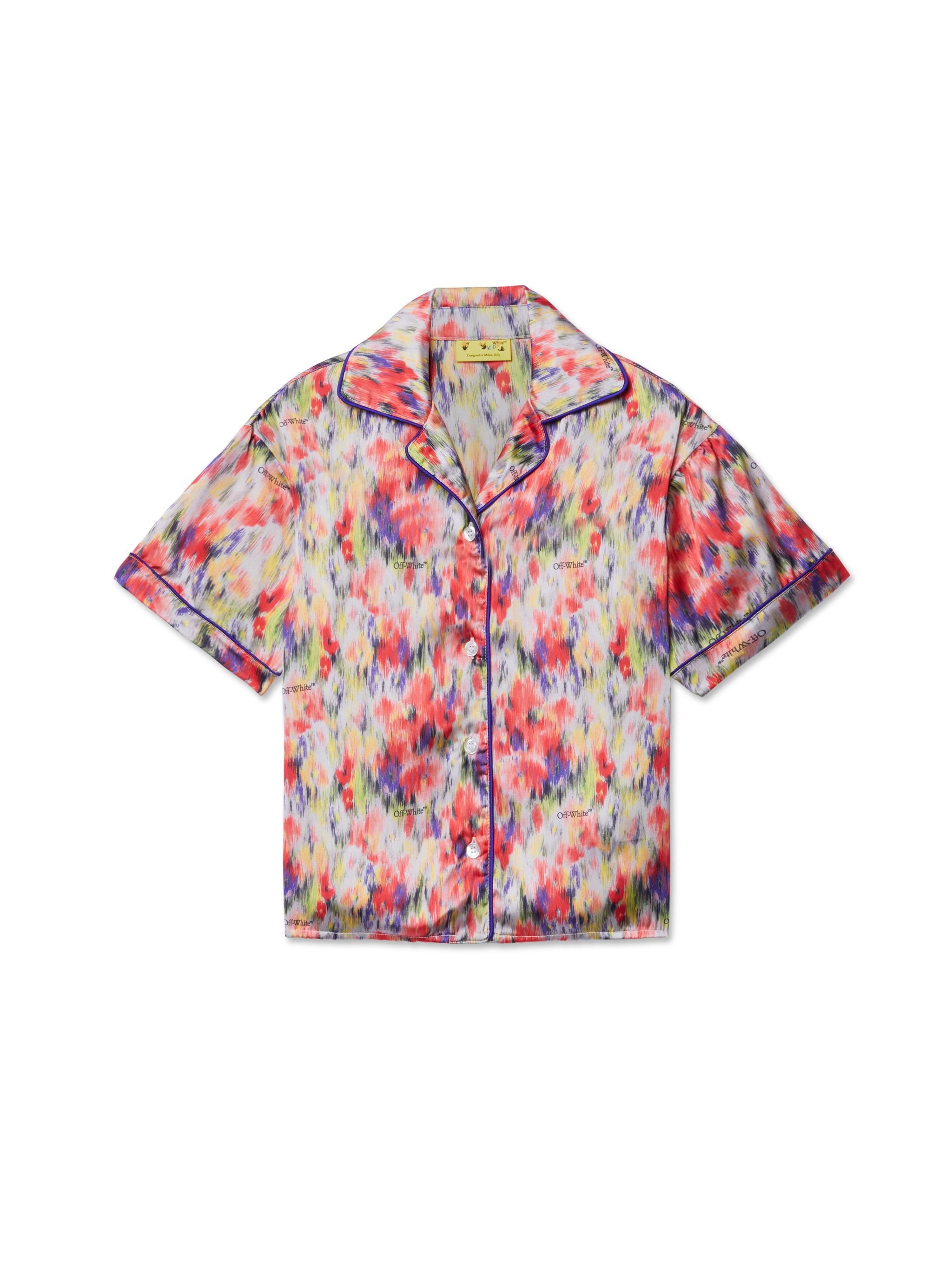 OFF WHITE Watercolor Bookish Shirt PINK OGGG002S25FAB002