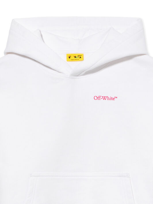 OFF WHITE Arrow Splat Hoodie WHITE 44GBB002S26F003