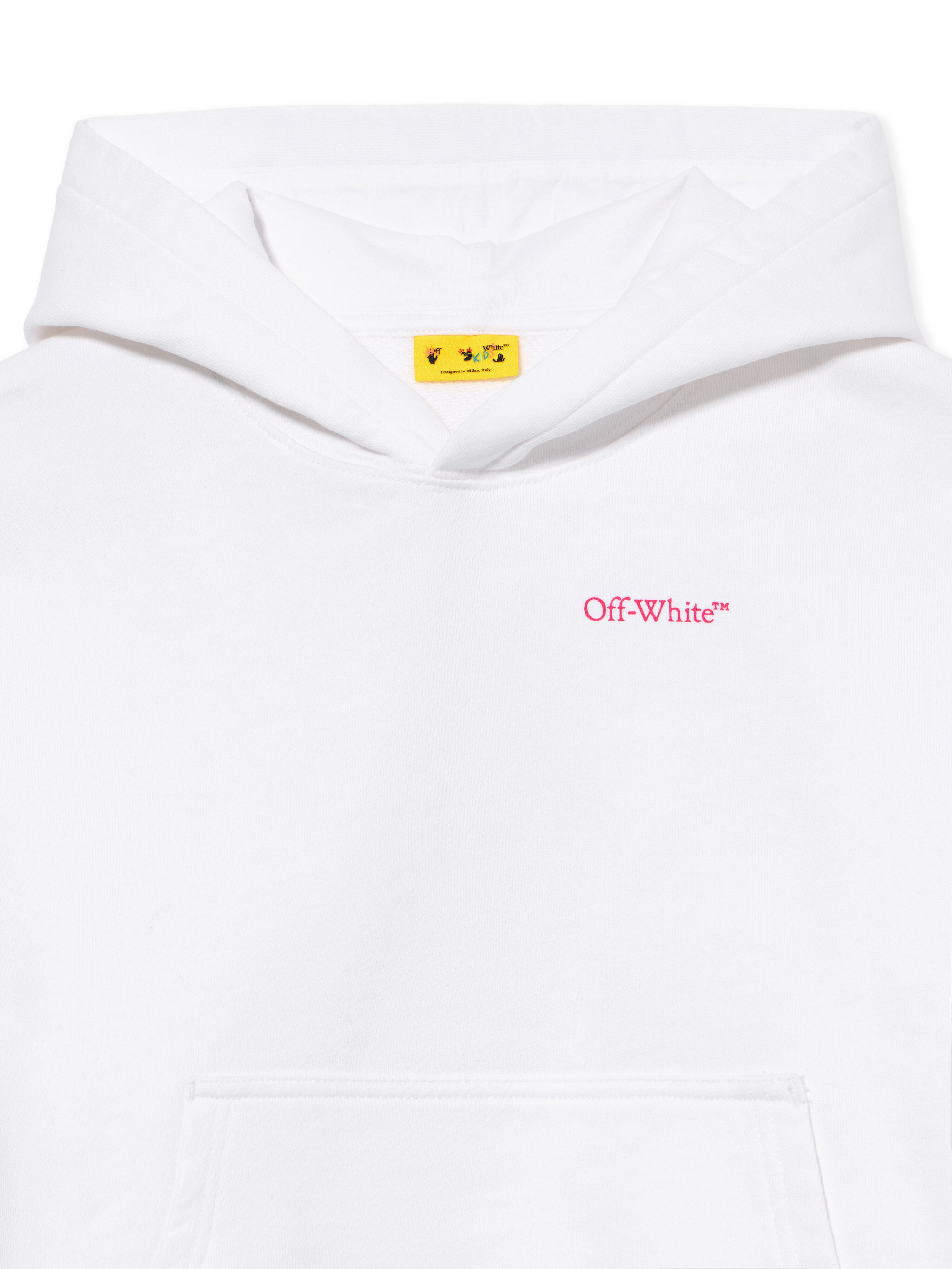 OFF WHITE Arrow Splat Hoodie WHITE 44GBB002S26F003