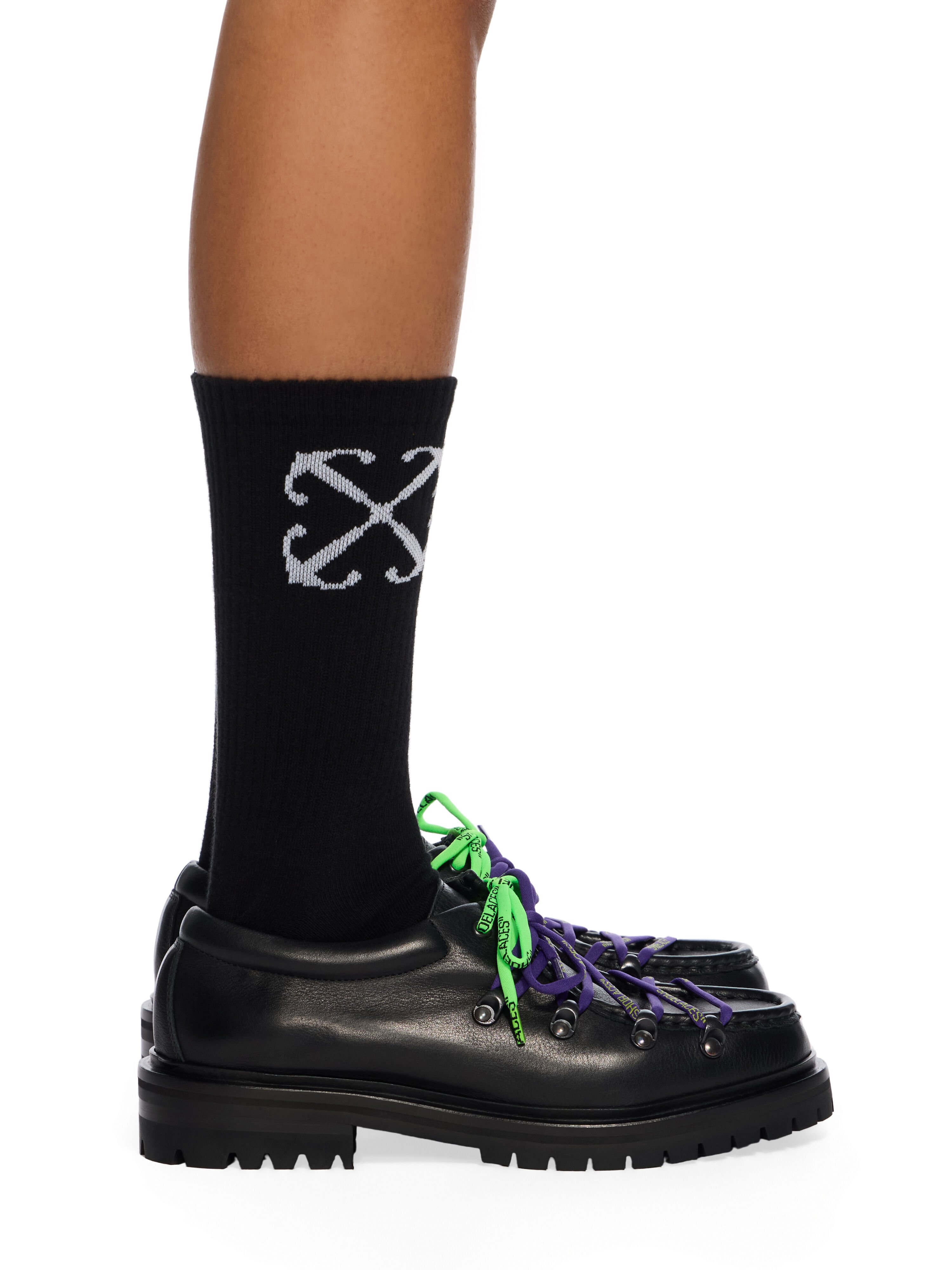 OFF WHITE Heritage Loafer BLACK - MULTICOLOR OWIR001F25LEA001