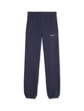 OFF WHITE Ink Arrow Cuff Sweatpants DARK SAPPHIRE-DOUBLE CREAM OWCH006F25FLE001