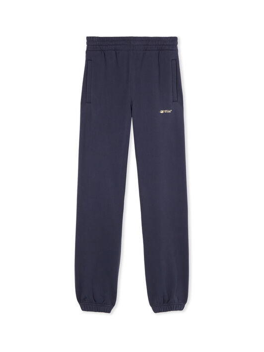 OFF WHITE Ink Arrow Cuff Sweatpants DARK SAPPHIRE-DOUBLE CREAM OWCH006F25FLE001