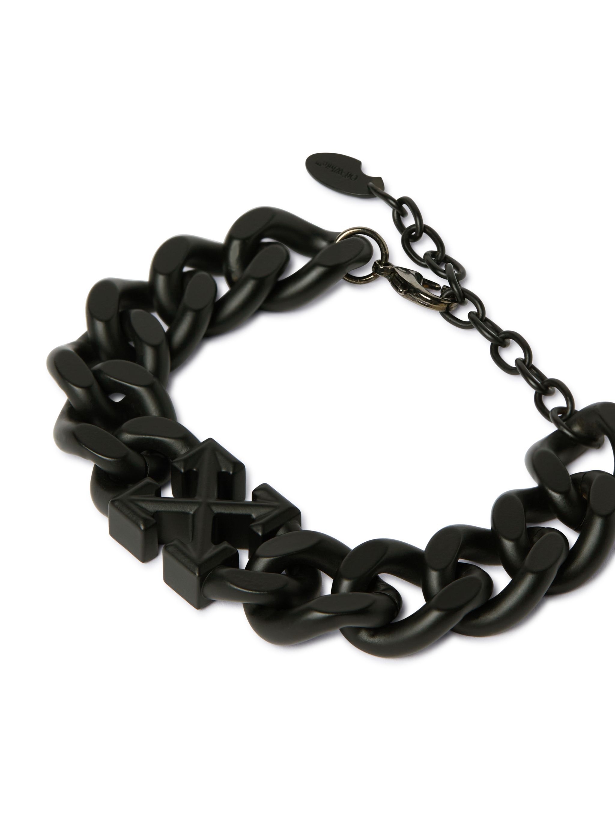 OFF WHITE Schwarzes Pfeil Kettenarmband SCHWARZ OMOA10IC99MET001