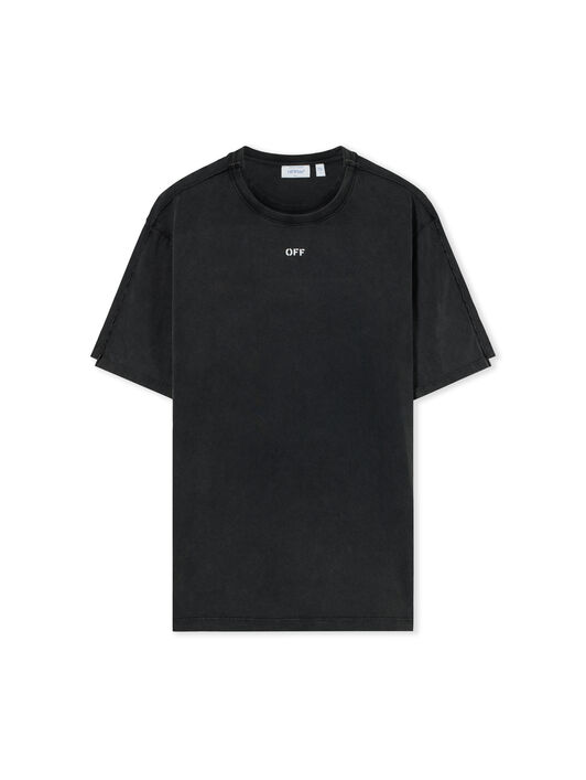 OFF WHITE Off Stamp Overlap Regular Short Sleeve T-Shirt VINTAGE BLACK 44MAA16NF26J005