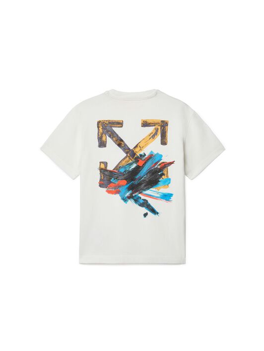 OFF WHITE Paint Arrow T-Shirt WHITE OBAA002S25JER00D