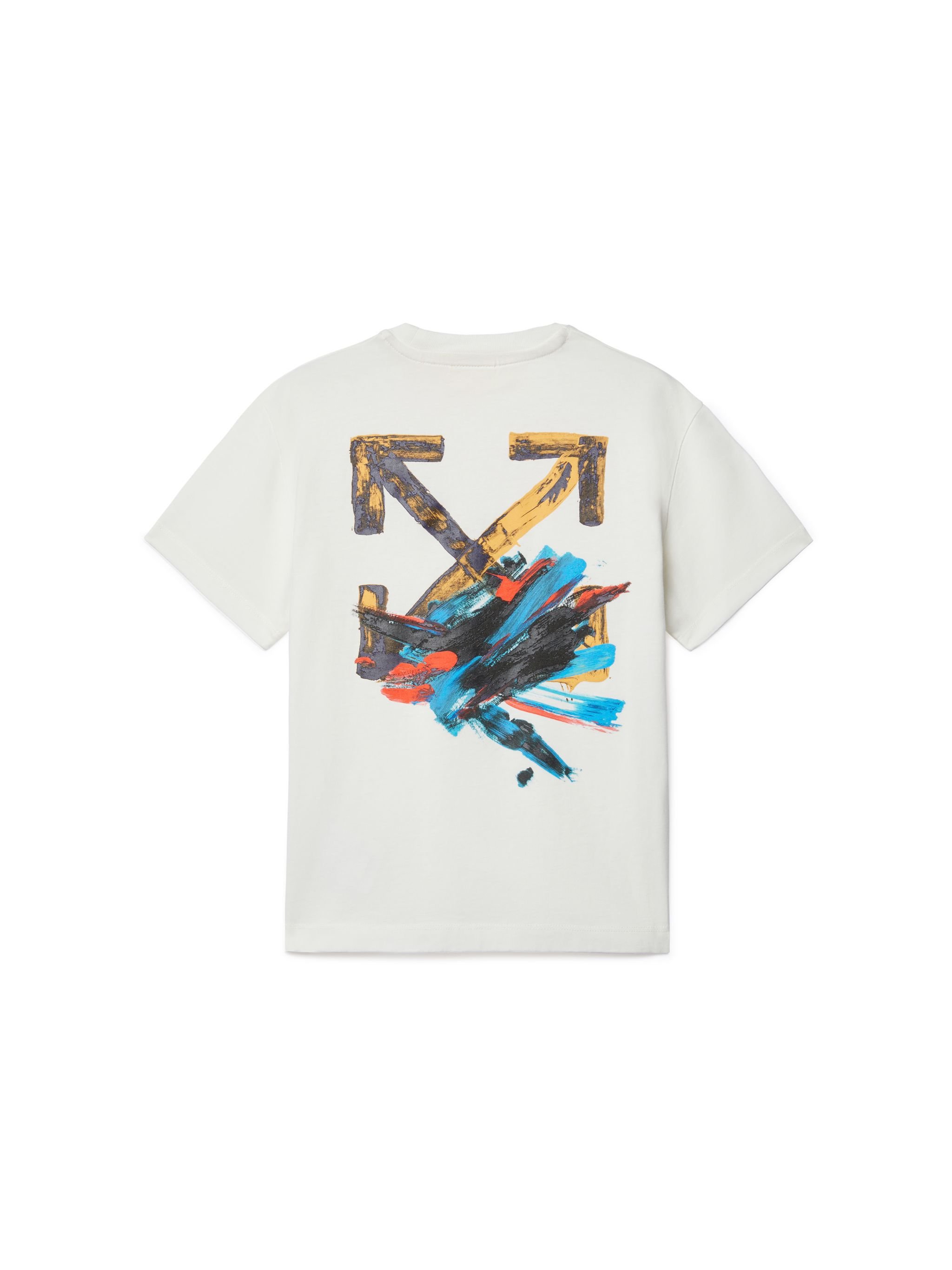 OFF WHITE Paint Arrow T-Shirt WHITE OBAA002S25JER00D