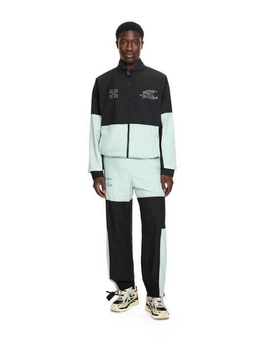 OFF WHITE Marker Cuffed Slouchy Trackpants BLACK 44MCJ03KS26F001