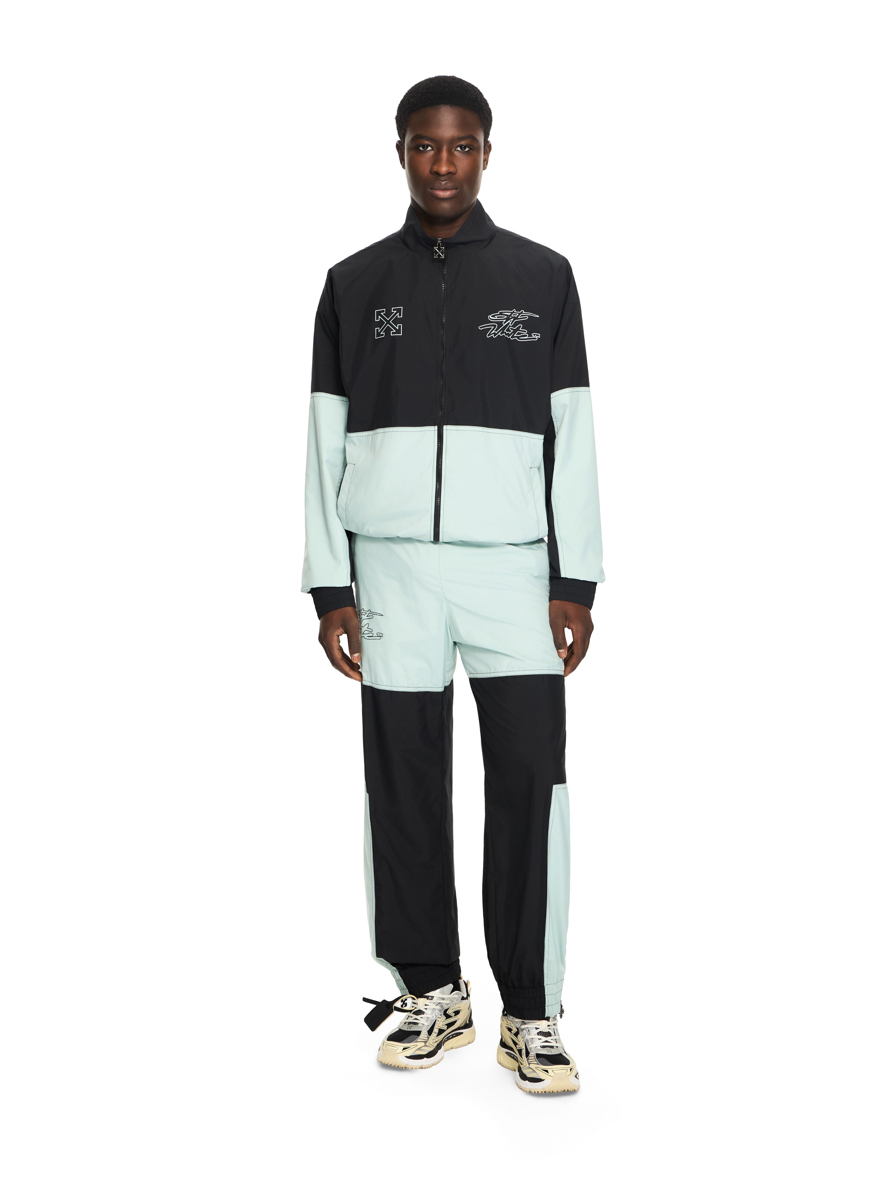 OFF WHITE Marker Cuffed Slouchy Trackpants BLACK 44MCJ03KS26F001